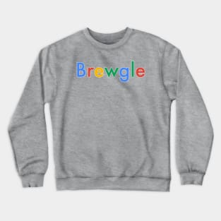 Brew Search Engine (White Outline) Crewneck Sweatshirt